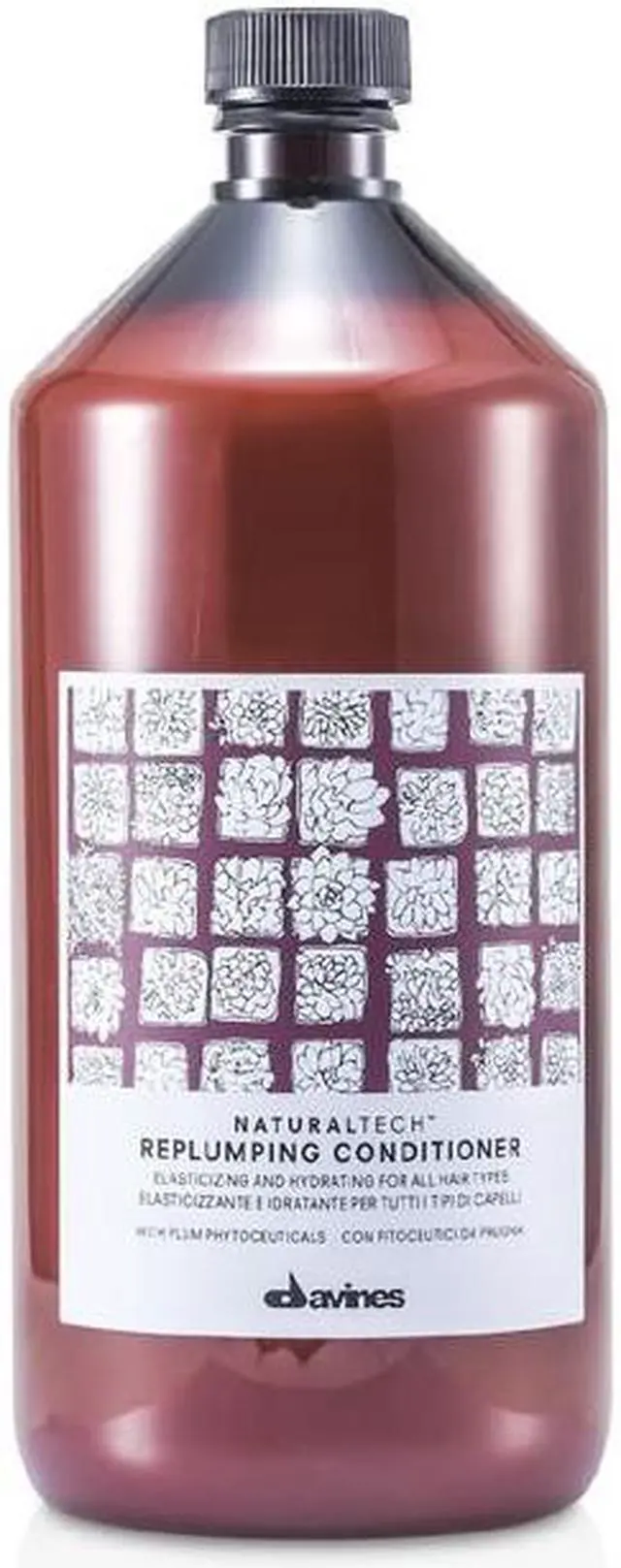 Alt view image 6 of 7 - Davines - Natural Tech Replumping Conditioner (For All Hair Types) 1000ml/33.8oz