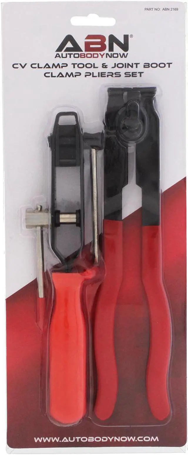 Alt view image 6 of 7 - ABN CV Joint Ear Clamp Tool & Boot Crimp Pliers 2-Piece Kit  Hose Clamping Set