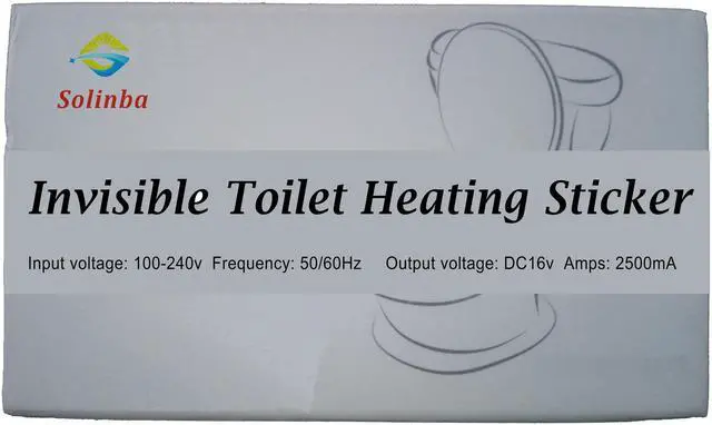 Alt view image 2 of 7 - Solinba Invisible Electric Toilet Heating Sticker