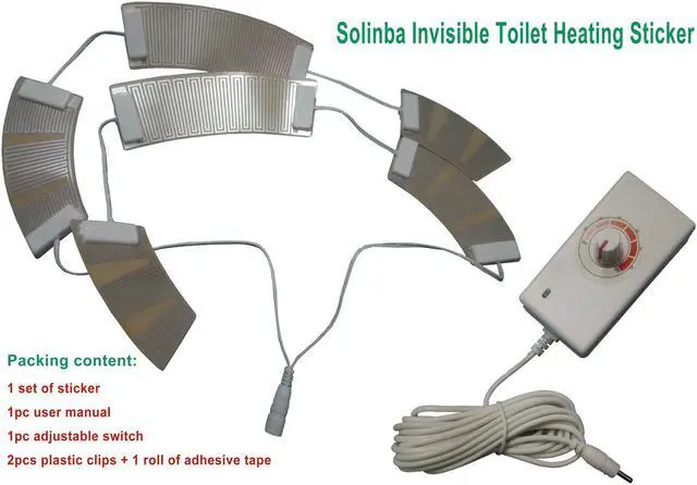 Alt view image 3 of 7 - Solinba Invisible Electric Toilet Heating Sticker
