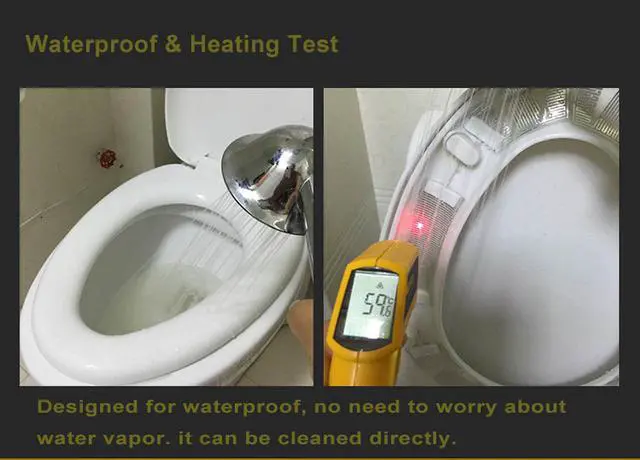 Alt view image 4 of 7 - Solinba Invisible Electric Toilet Heating Sticker