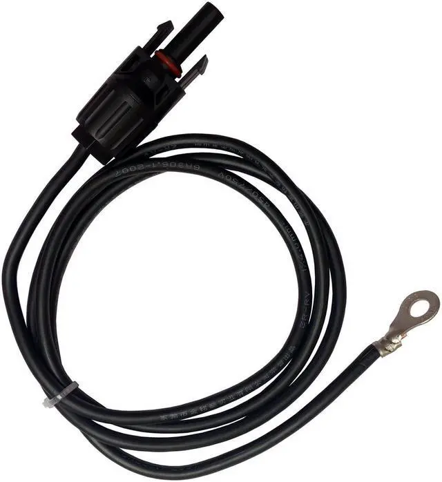 Alt view image 4 of 4 - Solinba Solar Panel Extension Cable Adaptor 1 pairs of M/F MC4 Connector + 2pcs Copper Terminals 3m length