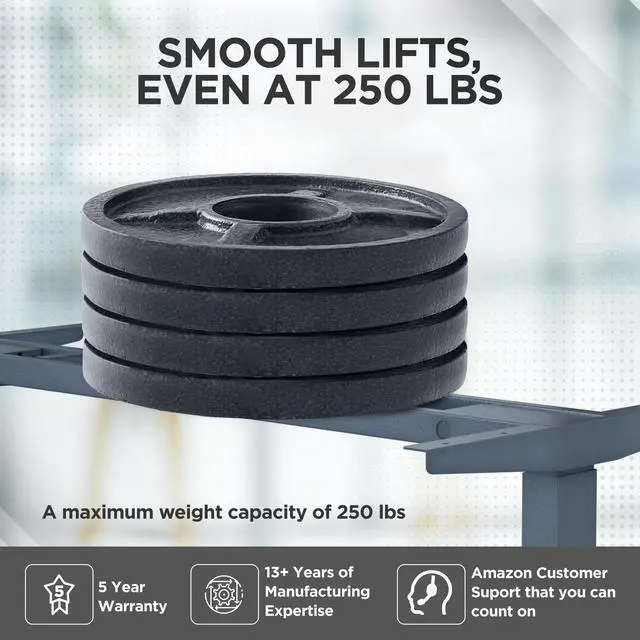 Alt view image 5 of 7 - Rise Up Standing Desk Legs  Dual Motor Standing Desk Frame with Memory Electric Standing Desk Frame Height Adjustable Table Legs for Sit Stand Desk Base Electronic Rising Desk