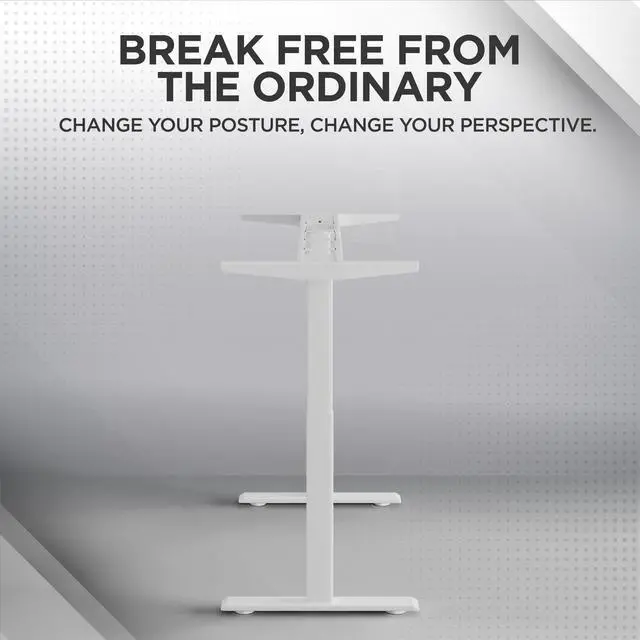 Alt view image 2 of 14 - Rise Up Standing Desk Legs  Dual Motor Standing Desk Frame with Memory Electric Standing Desk Frame Height Adjustable Table Legs for Sit Stand Desk Base Electronic Rising Desk