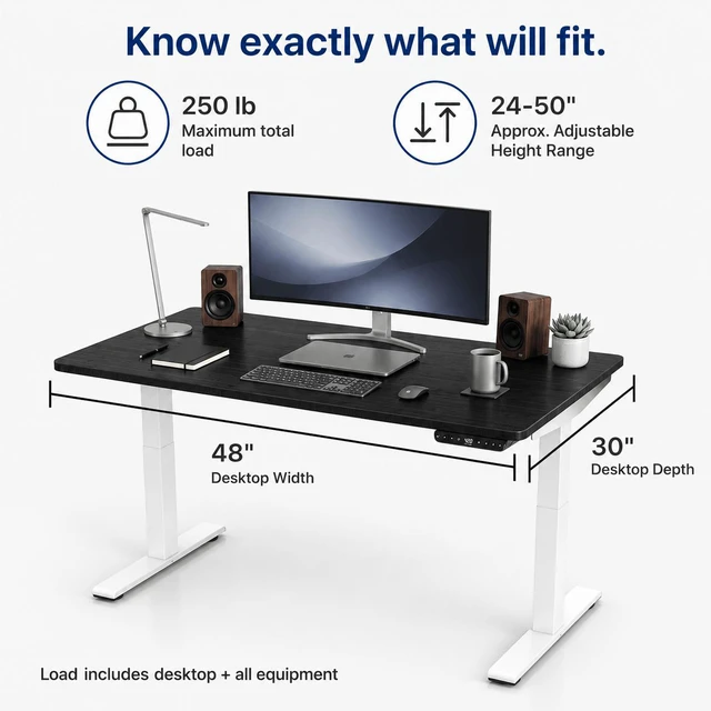 Alt view image 7 of 7 - Rise Up 3-stage Dual Motor Electric Standing Desk with MDF Top