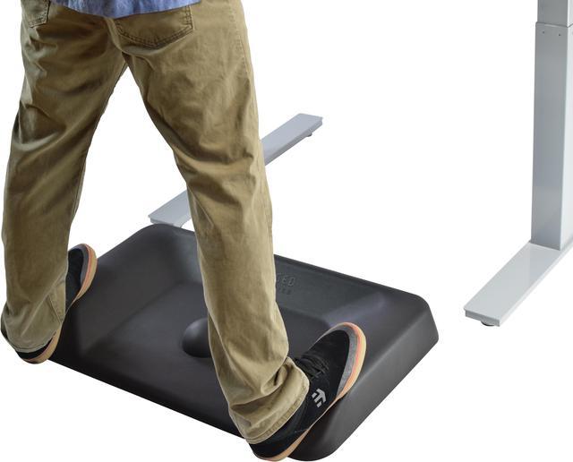 ACTIVE STANDING DESK MAT not flat ergonomic anti fatigue mat for office  large contoured thick cushioned comfort floor massage mat for sit stand up  desks industrial warehouse varied terrain 