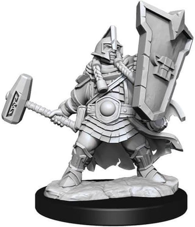 Alt view image 6 of 7 - 75010 D&D Frameworks W1: Dwarf Cleric Female Miniature WizKids