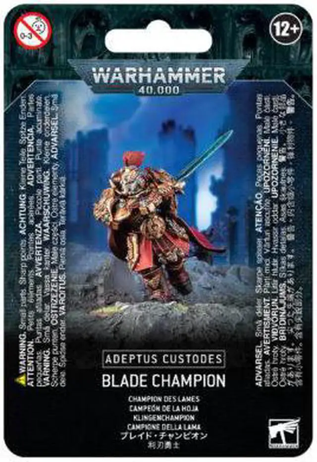 Main image of Games Workshop Warhammer 40K: Adeptus Custodes: Blade Champion GWS 01-17