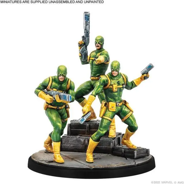 Alt view image 4 of 4 - Atomic Mass Games Marvel Crisis Protocol Red Skull & Hydra Troopers AMG CP74