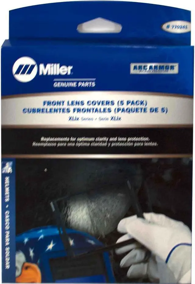 Alt view image 2 of 3 - MILLER ELECTRIC 770241 ArcArmor (R) Lens Cover, 4-5/8 X 3-3/4, PK5