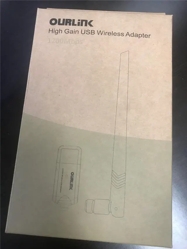 Alt view image 6 of 6 - OURLINK AC1200 1200mbps mini Dual Band Wireless USB Adapter 2.4GHz 300Mbps/5Ghz 867Mbps with  5dbi High Gain Antenna