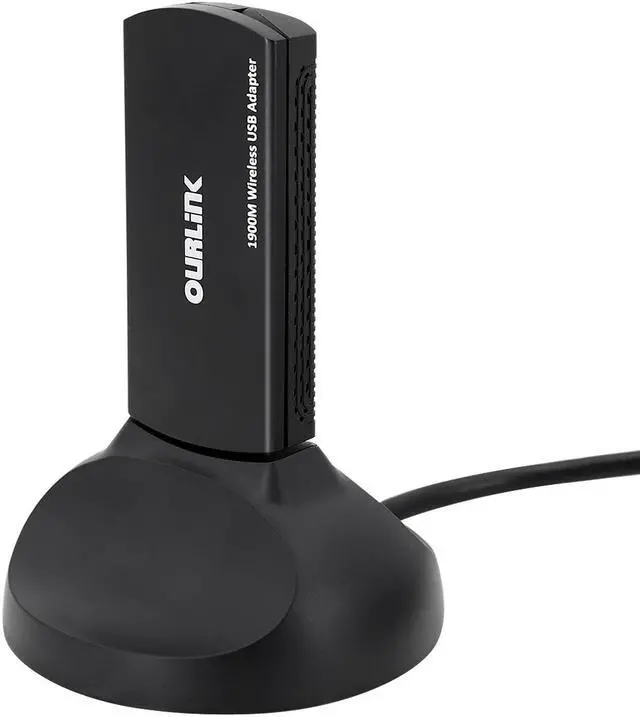 Main image of OURLINK 1900mbps AC1900 High Gain Wireless Dual Band USB Adapter USB 3.0, 5 GHz and 2.4 GHz (1300 Mbps / 600 Mbps)