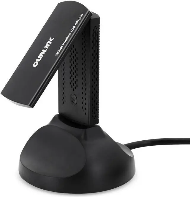 Alt view image 7 of 7 - OURLINK 1900mbps AC1900 High Gain Wireless Dual Band USB Adapter USB 3.0, 5 GHz and 2.4 GHz (1300 Mbps / 600 Mbps)