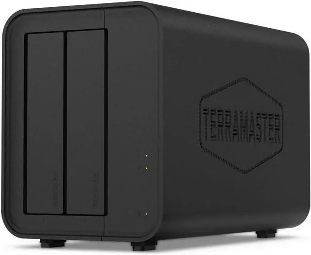 Main image of TERRAMASTER D2-320 USB RAID Enclosure  USB 3.2 Gen 2 10Gbps Type C 2Bay RAID Storage Supports RAID 0, 1, Single, JBOD (Diskless)