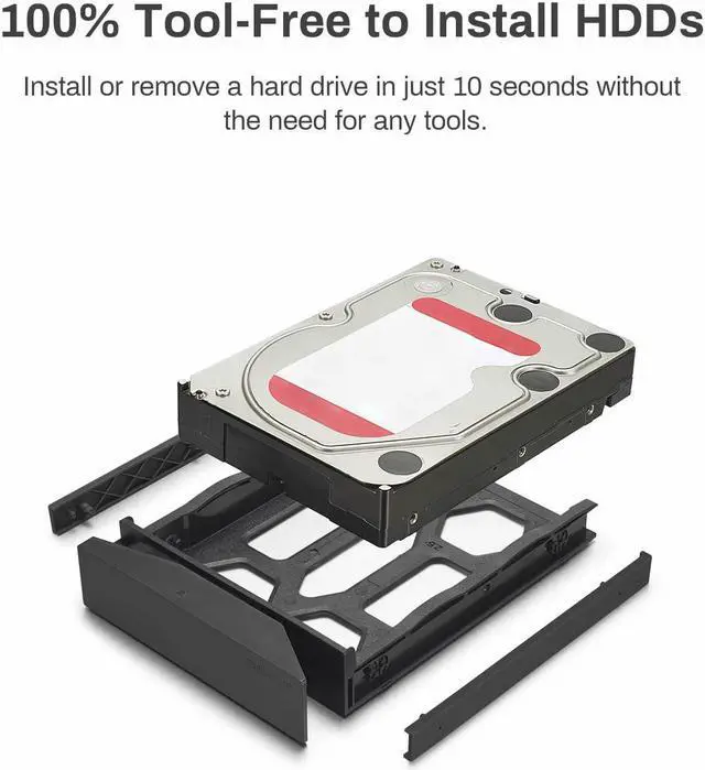 Alt view image 5 of 7 - TERRAMASTER D2-320 USB RAID Enclosure  USB 3.2 Gen 2 10Gbps Type C 2Bay RAID Storage Supports RAID 0, 1, Single, JBOD (Diskless)