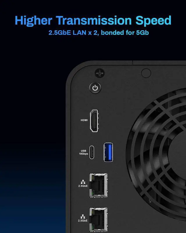 TERRAMASTER F4-424 Pro NAS Storage - 4Bay Core i3-N305 8
