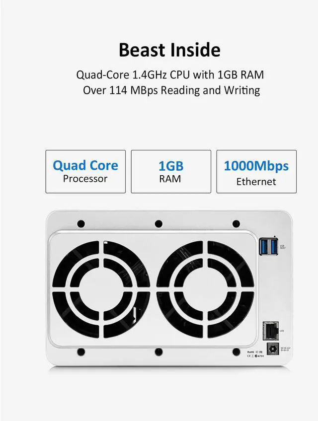 terramaster f4-210 4-bay nas（1gb） TerraMaster F4-210 review: Cheap and cheerful 4-bay NAS for