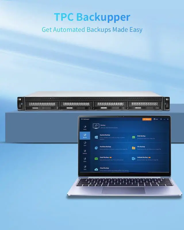 Alt view image 13 of 14 - TERRAMASTER D4-320U Hard Drive Enclosure - 4Bay 1U Rack Mount USB 3.2 Gen2 10Gbps Type-C External USB Storage Compact Chassis Hot Swappable Plug and Play (Diskless)