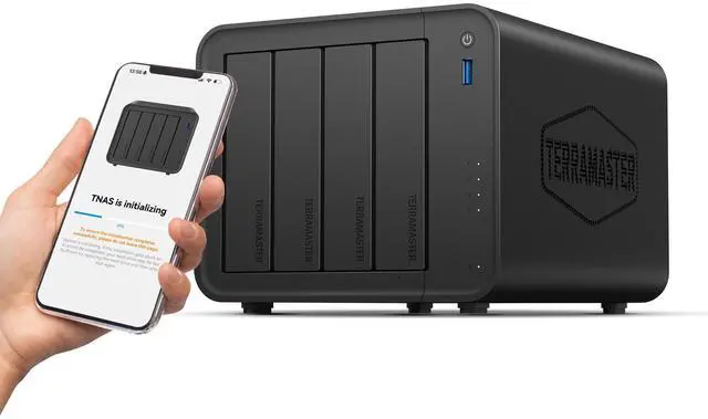 Alt view image 8 of 14 - TERRAMASTER F4-425 4-Bay NAS Storage  Intel x86 Quad-Core CPU, 4GB RAM, 2.5GbE LAN, Network Attached Storage Multimedia Server for Home Users (Diskless)