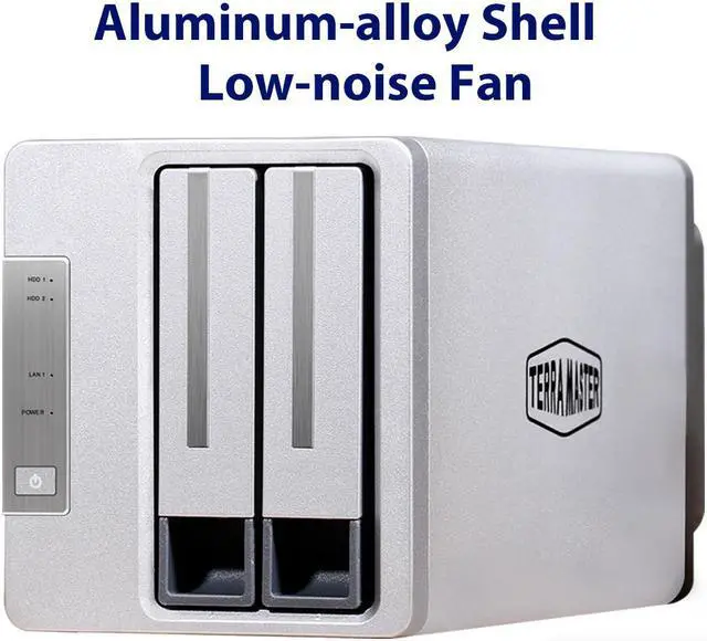 509536 TerramasterF2-210 2ベイnasクアッドコアネット Terramaster F2-210 2ベイnasクアッドコアネットワーク接続ストレージ