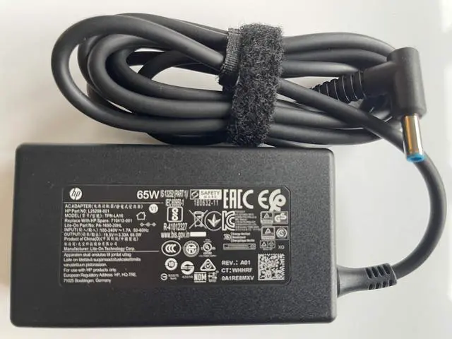 Alt view image 9 of 9 - hp 19.5v 3.33a 65w ac adapter for select hp envy models