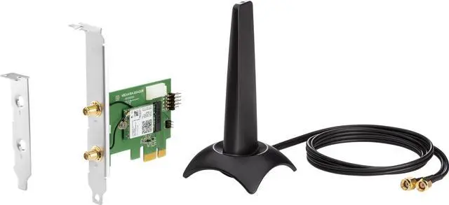 Alt view image 4 of 4 - HP AX210 IEEE 802.11ax Bluetooth 5.2 Tri Band Wi-Fi/Bluetooth Combo Adapter for Workstation Model 340L7AA