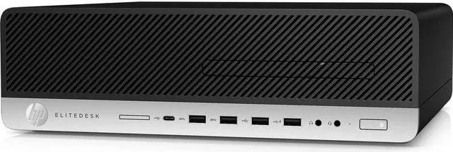 Main image of HP EliteDesk 800 G4 SFF Desktop PC Intel i5-8600 8GB 500GB DVD+RW W10P