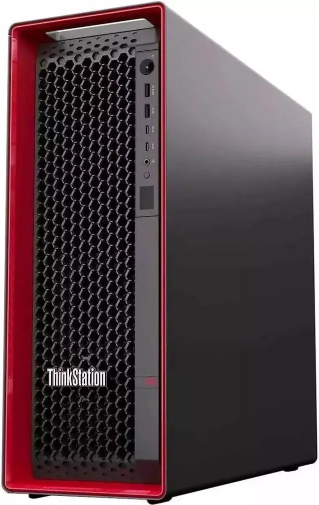 Main image of NEW Lenovo Thinkstation P5 Tower PC - Intel Xeon w5-2455X 12C 3.20GHz - 64GB RAM - 1TB SSD - Nvidia RTX A4500 (20GB) Graphics - USB Keyboard & Mouse - W11P - 30GA000TUS