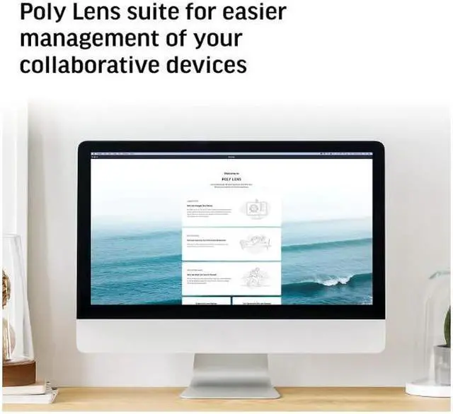 Alt view image 6 of 6 - Poly - Studio X70 Video Bar + TC8 Touch Controller (Plantronics + Polycom) - Premium 4K Audio & Video Conferencing for Large Conference Rooms - Camera, Speakers, Mics - Works with Teams, Zoom & More