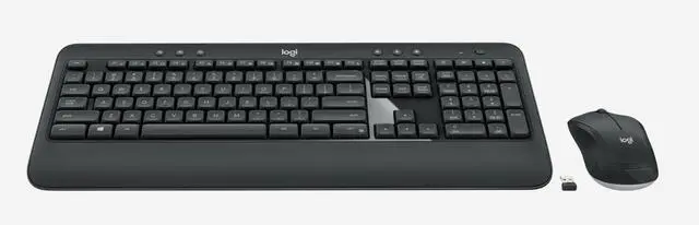 Alt view image 2 of 4 - Logitech MK540 Advanced Wireless Keyboard with Wireless Mouse Combo - Full Size Keyboard and Mouse, Long Battery Life, Caps Lock Indicator Light, Hot Keys, Secure 2.4GHz Connectivity (MK540)