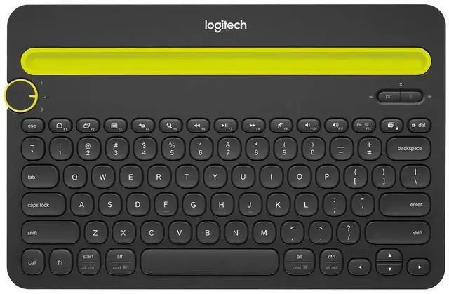 Main image of Logitech K480 Wireless Multi-Device Keyboard, Bluetooth, Black 920-006342
