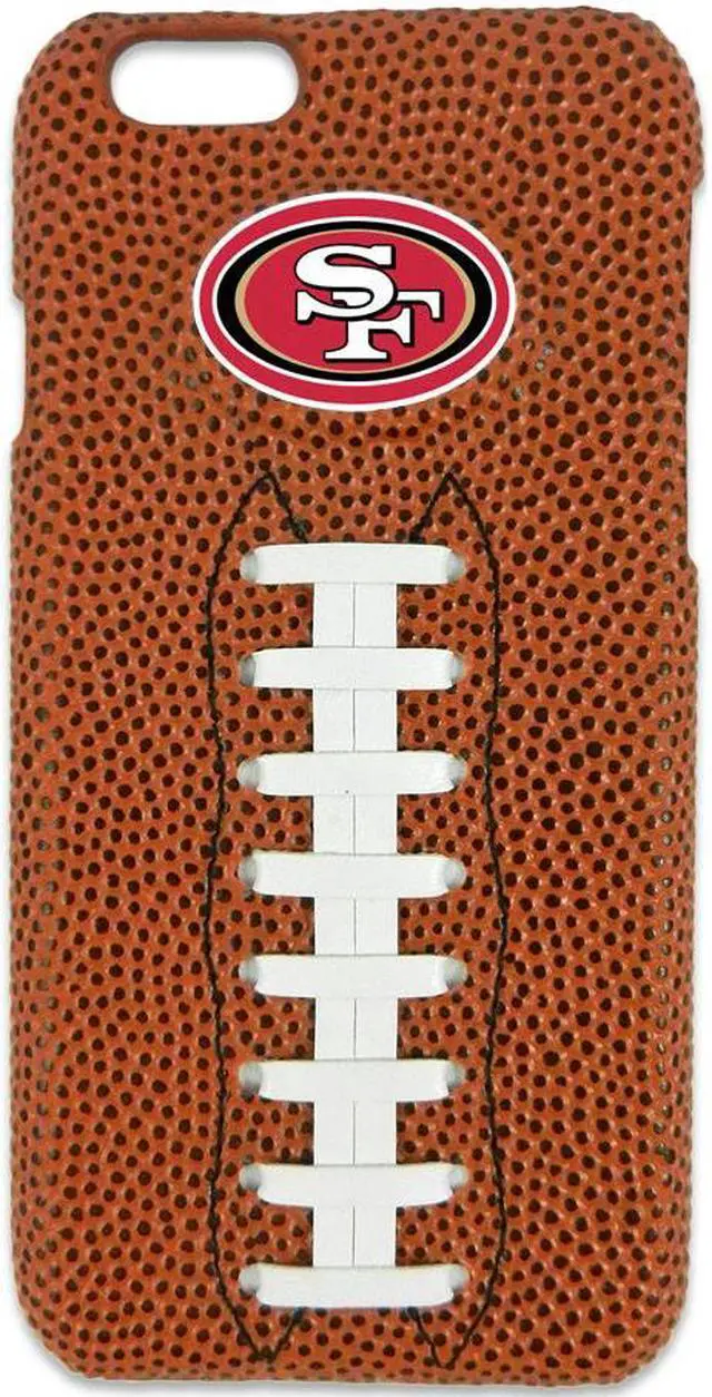 Main image of Gamewear Genuine Football Leather Wrapped - Apple iPhone 6 / 6s San Francisco 49ers Classic NFL Football CaseCLI-NFL-SAF-6