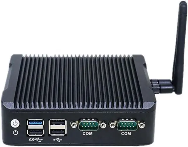 Alt view image 3 of 7 - Mini PC 2 LAN Port Intel Quad Core J1900 CPU 2.0GHz Fanless Computer for Windows 7 8 10 OS embedded 1*VGA 1*HD-MI 4G RAM 32G SSD