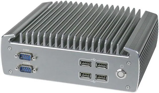 Alt view image 5 of 6 - Partaker Industrial Fanless Mini Computer Intel Core i3 6100U Dual Core 2 Lan Noiseless Mini PC Support 3G 4G SIM Card 8GB Ram 128GB SSD