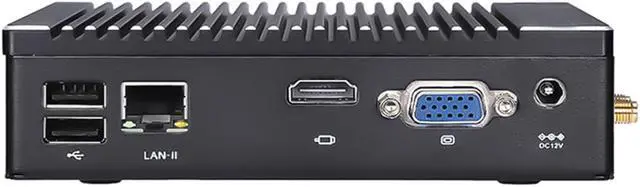 Alt view image 2 of 4 - Fanless Mini PC Windows 10 Intel Celeron N2940 1.83Ghz Small Desktop Computer 4GB Ram 128GB SSD WiFi/BT/HD-MI/VGA/Gigabit Ethernet Wake on lan