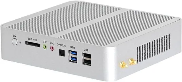 Alt view image 6 of 7 - Mini PC Intel Core i7 1065G7 2*RAM Slots Max 64GB DDR4 RAM Gaming Desktop Computer 2*HD-MI2.0 2*LAN 8*USB 16GB Ram 512GB SSD Windows 10 Pro