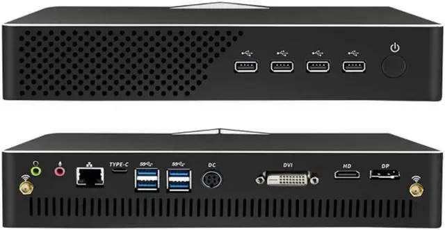 Alt view image 7 of 7 - Partaker Mini Gaming PC Intel Core i7 9700F GTX1660S 6G Dedicated Card Desktop Computer DDR4 Windows 10 Pro NVMe DP HD DVI Display 64GB RAM 1TB SSD - OEM