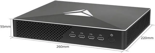 Alt view image 6 of 7 - Partaker Mini Gaming PC Intel Core i7 9700F GTX1660S 6G Dedicated Card Desktop Computer DDR4 Windows 10 Pro NVMe DP HD DVI Display 64GB RAM 1TB SSD - OEM