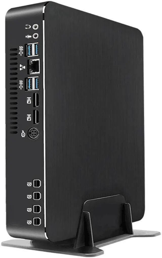 Alt view image 2 of 5 - Partaker Mini Desktop Computer,Gaming PC Intel 6 Core i5 9400F with P1000 4GB for Graphic Design, Video Editing, Modeling,8G DDR4/512G NVME SSD,4x Mini DP/Giga Lan/4x USB3.0/WiFi