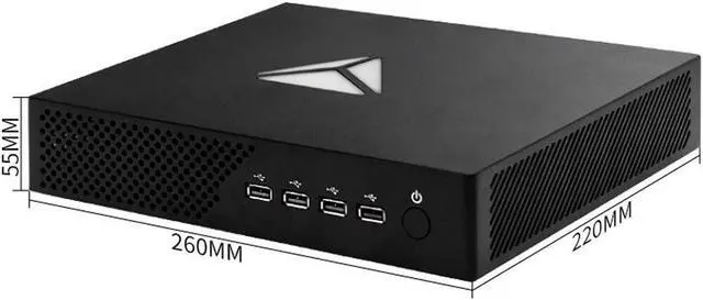 Alt view image 3 of 5 - Partaker Desktop Computer, 6xHD-MI 4K Mini PC Intel Core i9 9900T Video Card AMD Radeon R7 350 4G,Windows 10 Pro Gaming Computer HTPC 8*USB WiFi,64GB RAM 1TB SSD