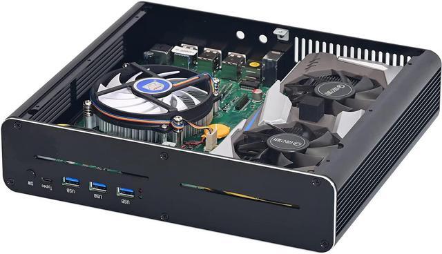 Alt view image 4 of 6 - Gaming Mini PC,8K Mini Computer,Intel Core I7 10870H,GeForce GTX 1650 4G DDR5,2*DDR4 M.2 NVME Desktop Computer,Win10 DVI DP HD-MI Type C,32GB Ram 1TB SSD