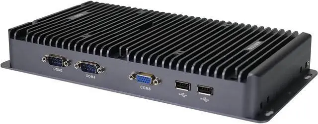 Alt view image 4 of 6 - Partaker Fanless Mini PC, Industrial Computer, IPC, Windows 11 or Linux Ubuntu, I5 8250U 8260U 8265U, PA-3046, TPM2.0, 9-36V, Watchdog, WOL, 4G Supported, 4 x LAN, 4 x COM, 16GB DDR4 256GB SSD