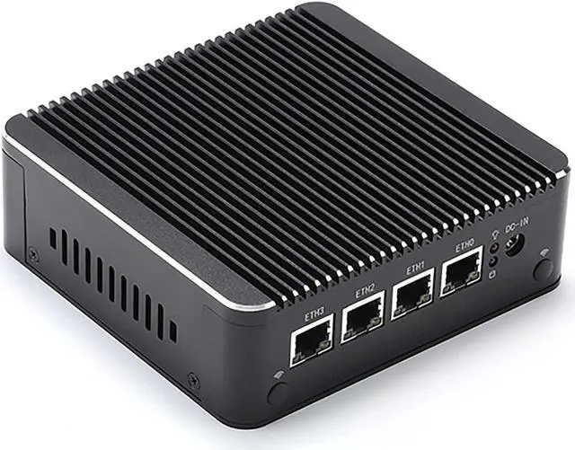 Alt view image 4 of 5 - Partaker Micro Firewall Appliance,Firewall Hardware,VPN,Router PC,Intel Celeron J4125,AES-NI,4 x Intel 2.5GbE I225-V LAN,2 x USB3.0, VGA, HDMI, Fanless(8GB Ram 128GB SSD)