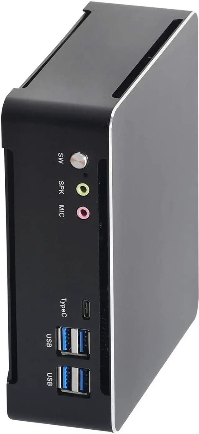 Alt view image 4 of 6 - Mini PC,Desktop Computer,Intel Core I5 7300HQ,Windows 10 Pro/Linux,4K@60Hz,HDMI,DP,Gigabit Ethernet,USB-C,Dual-Band WiFi,Smart Silent Fan,16GB DDR4 RAM 512GB M.2 SSD