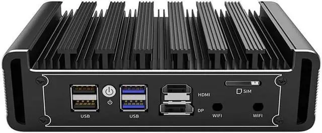 Alt view image 5 of 7 - 11th Gen Intel Core i5 1135G7 Fanless Mini PC 2.5G Soft Router 2xDDR4 NVMe Firewall Appliance 4 Intel i225 2500M Lan DP HD-MI pfSense Firewall 8GB RAM 512GB SSD