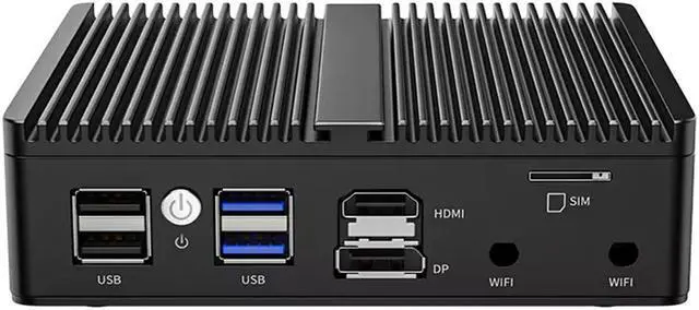 Alt view image 4 of 5 - Intel Celeron N5105 Soft Router Fanless Mini PC 4x Intel i225 2.5G LAN HD-MI DP pfSense Firewall Appliance ESXI AES-NI 8GB RAM 256GB SSD