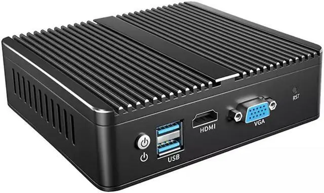 Alt view image 4 of 5 - Fanless Soft Router Intel Celeron J4125 Mini PC Quad Core 4x Intel i225 2.5G LAN HD-MI VGA pfSense Firewall Appliance ESXI AES-NI 8GB RAM 512GB SSD