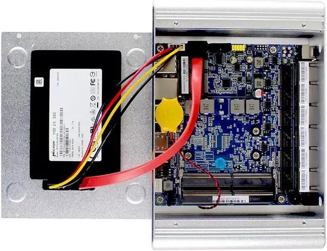 Alt view image 7 of 7 - Fanless 6 LAN Mini PC Firewall Appliance Intel Core i5 8250U Gigabit Ethernet AES-NI pfSense VPN Router Openwrt 32GB RAM 1TB SSD