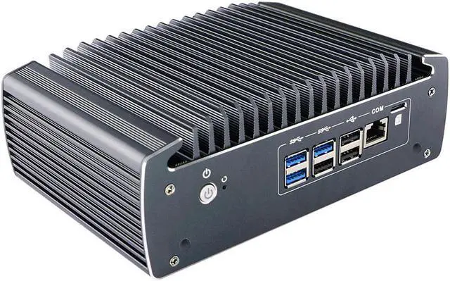 Alt view image 5 of 7 - Micro Firewall Appliance, Fanless Mini PC, Intel Core I7 10810U, VPN, Router PC, AES-NI, 6 x Intel I225-V 2.5GbE NIC Ports, TPM2.0, POE, AES-NI, 1xDP 1xHDMI 1xCOM 6xUSB, 8GB RAM, 256GB SSD