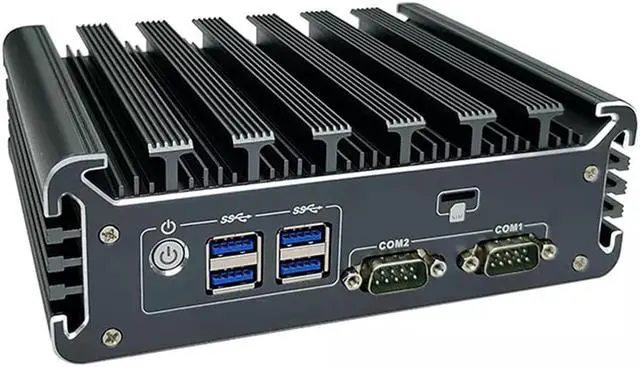 Alt view image 3 of 5 - Industrial Mini PC, Mini Desktop PC, Intel Core i5 7360U, Dual Intel i225-V 2.5G LAN, HD DP Dual Display, TPM2.0 2 COM Fanless Mini PC Windows 11, 32GB Ram 1TB SSD